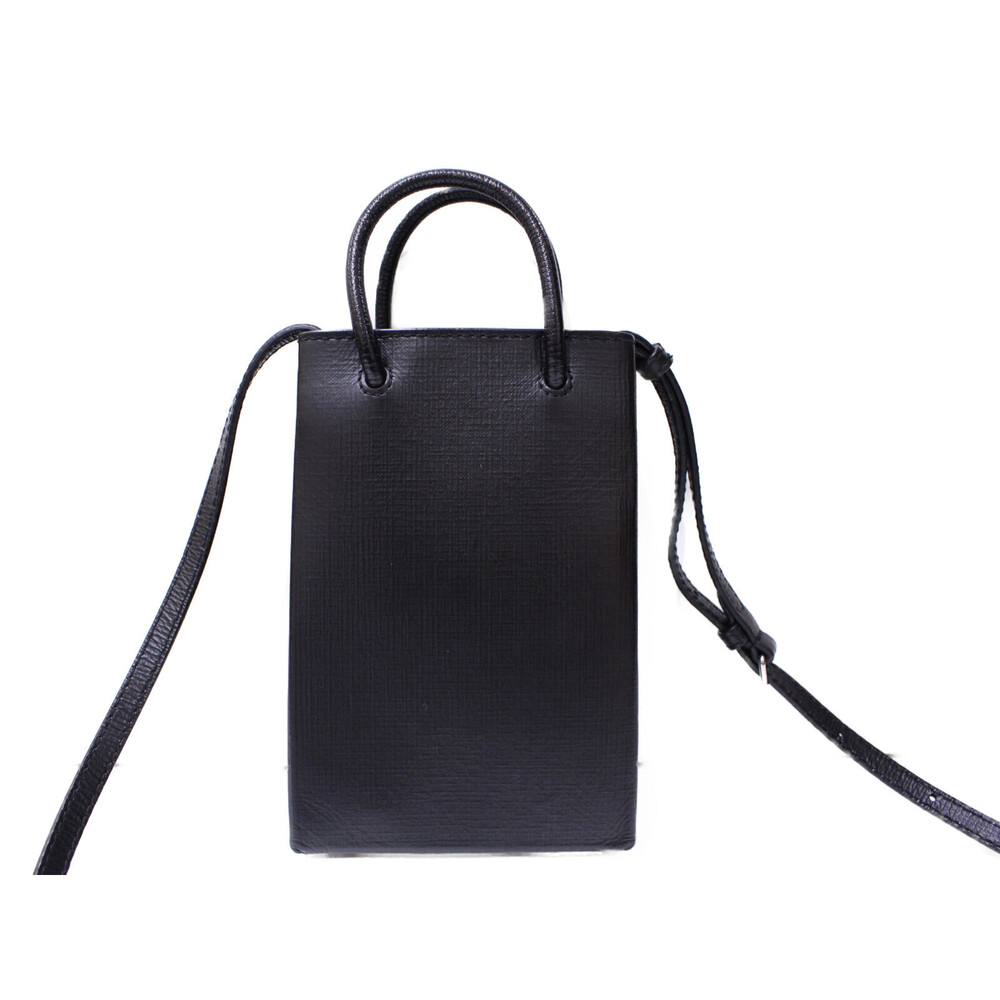 Balenciaga Bag Black shoulder Shopping compact Calfskin - Picture 4 of 7